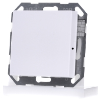EIB, KNX CO2 sensor with humidity and room temperature controller, pure white matt, 210427