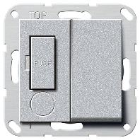 Fused outlet 13A abschalt. alu 278526