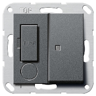 Fused outlet 13A Kontroll. abschaltbar anth 278728