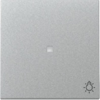 Wippe Kontrollfeld + Symbol Licht 55 F Alu 367426