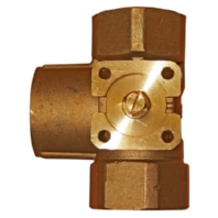 Three-way ball valve - 3-way changeover valve DN 25, DWV 25