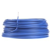 Single core solid wire, H07V-U 1.5 light blue