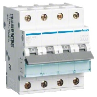 Miniature circuit breaker 4-p B6A MBN406