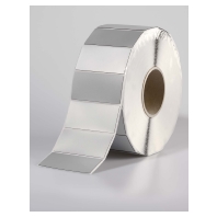 Labelling material 27x27mm silver TAG596-00579 VE1000