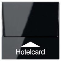 Hotelcard-Schalter sw ohne Taster-Einsatz A 590 CARD SW