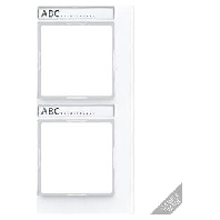 Frame 5-gang white AC 585 BFNA WW