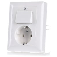 Combination switch/wall socket outlet AS 5576 U WW