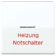 Wippe Aufs.Heizung/Notsch. fr beleuchtb.Taster AS 591 HBF