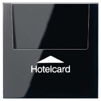 Hotelcard-Schalter sw ohne Taster-Einsatz LS 590 CARD SW