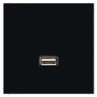 Multimedia-Anschluss sw USB m.Tragring MA LS 1122 SW