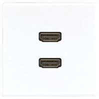 Multimedia-Anschluss ws 2 x HDMI m.Tragring MA LS 1133