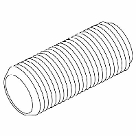 Threaded pipe M10x40mm 182/40