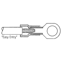 Ring lug for copper conductor 4...6mm L-RC 6