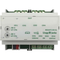 KNX I/O device for bus system 4 inputs - Binary input/output quick 4-way 230VAC/DC 16A, BEA4F230-Q