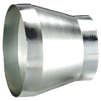 Reducer, oval/round air duct REM 18/10 Ex