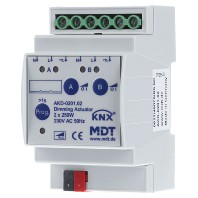 EIB/KNX Dimming Actuator 2-fold, 3SU MDRC, 250W, 230VAC, measurement - AKD-0201.02