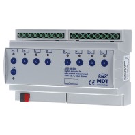 KNX Schaltaktor 8-fach, 8TE REG, 16 A, 230 V AC AMS-0816.03