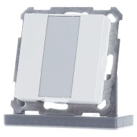 KNX Push Button 55 2-fold, White glossy finish BE-TA5502.G2
