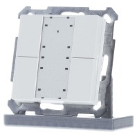 KNX Push Button 55 4-fold, White glossy finish BE-TA5504.G2