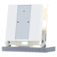 KNX Push Button Plus 55 2-fold, White matt finish BE-TA55P2.02