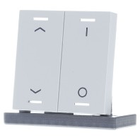Rocker for the KNX Push Button Light 63 2 gang, studio white glossy finish, blinds and switch BE-TAL63W204.C1