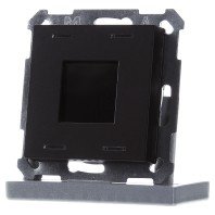KNX Push Button Smart 55 4-fold with colour display and T-/H-sensor, Black matt BE-TAS55T406.01
