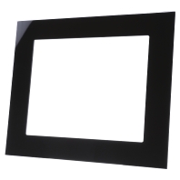 VisuControl, ACC. 10´´ Glass cover frame, black - VCB-10SW.04