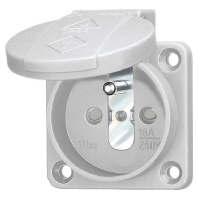 Schuko-Anbau-Steckdose 16A,2p+E,230V,gr 11180