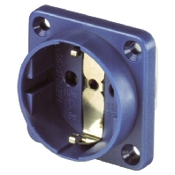 Schuko-Anbau-Steckdose 16A,2p+E,230V,bl 11531