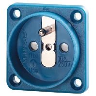 Panel mounted socket outlet with 11661