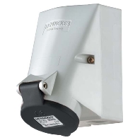 Wanddose TwinCONTACT 16A,4p,7h,500V,IP44 1752