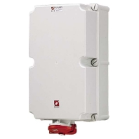 Wanddose 125A,5p,6h,400V,IP67 2162A