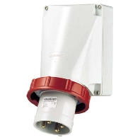 Wandstecker 63A,4p,6h,400V,IP67 357