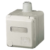 Schuko-Wanddose Cepex 16A,2p+E,230V,IP44 4973