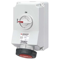 Wanddose DUO 63A,4p,6h,400V,IP67 5110A