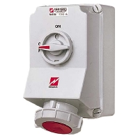 Wanddose DUO 63A,5p,6h,400V,IP67 5113A