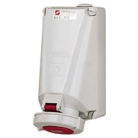 Wanddose 32A,5p,6h,400V,IP67 5516