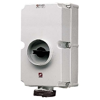 Switched / fused CEE-socket 125A 4-pole 5693A