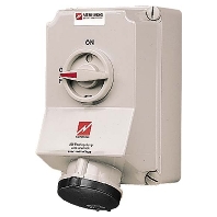 Wanddose DUO 63A,4p,7h,500V,IP44 5957A