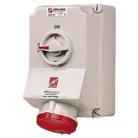 Wanddose DUO 63A,5P,6H,400V 5959AD