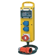 Steckdosenleiste EverGUM 16A,5p,2Schu,2LS,1FI 70033