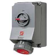 Wanddose DUO 63A,5p,6h,400V,IP67 7290