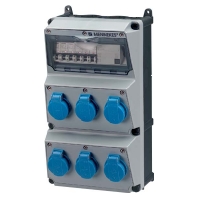 CEE-Socket combination wall mount IP44 930026