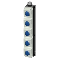 CEE-Socket combination wall mount IP44 960050