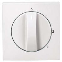 Cover plate for level switch white 538819