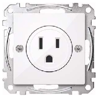 Steckdosen-Einsatz aws/gl USA 15A MEG2151-0325