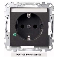 SCHUKO-Steckdose anth bersp.Sch.Schriftf. MEG2305-0414