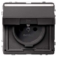 SCHUKO-Steckdose anth Klappd.Schriftfeld MEG2312-7214