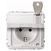 SCHUKO-Steckdose pws Klappd.Schriftfeld MEG2317-7219