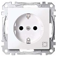 SCHUKO-Steckdose aws/gl Kennz.Trockner MEG2351-0325